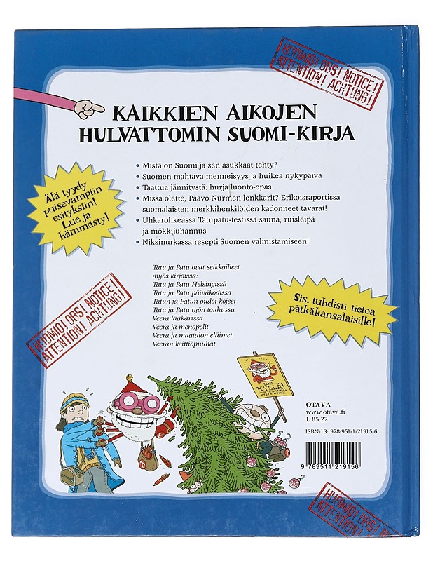 Tatun ja Patun Suomi - Havukainen, Aino - Lastenkirjat - 10105545254 - 1