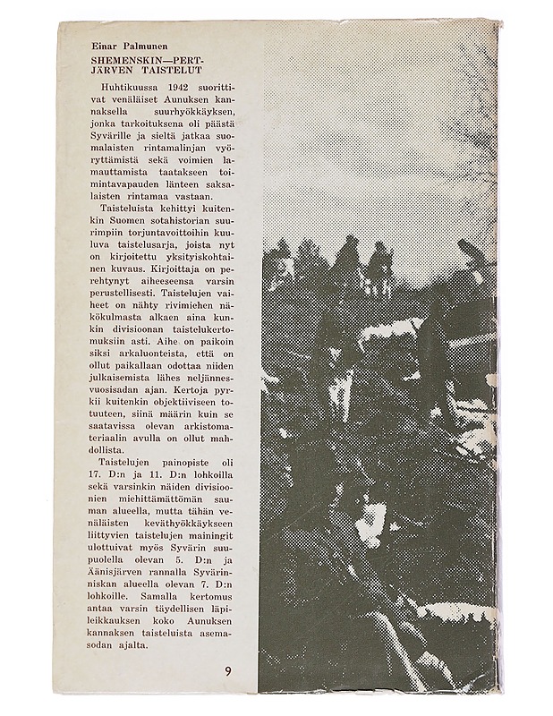 Shemenskin - Pertjärven taistelut - Einar Palmunen - Elämäkerrat ja muistelmat - 10105545260 - 1