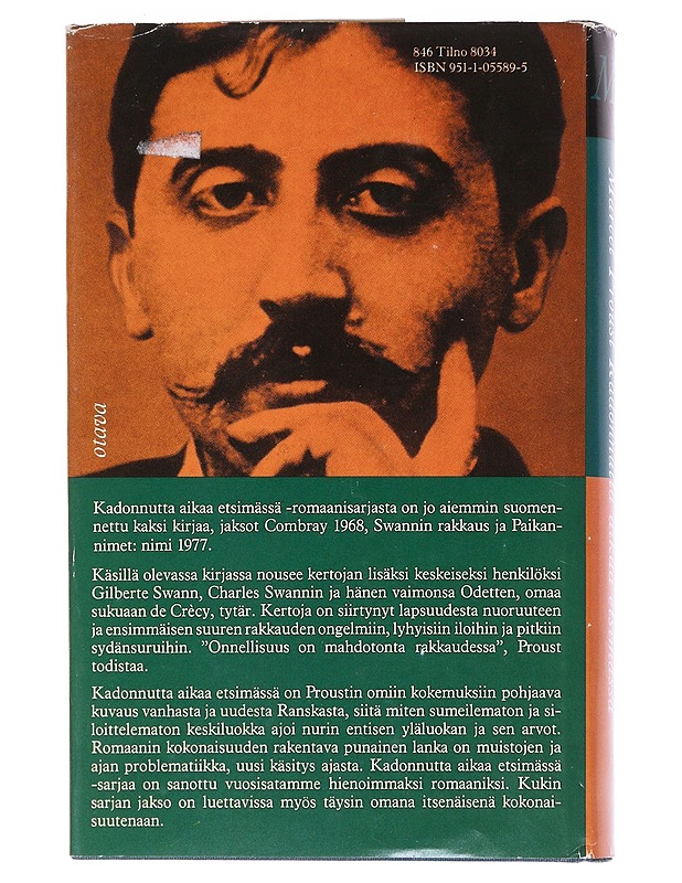 Kukkaanpuhkeavien tyttöjen varjossa 1 : rouva Swannin ympärillä - Proust, Marcel - Elämäkerrat ja muistelmat - 10105545293 - 1