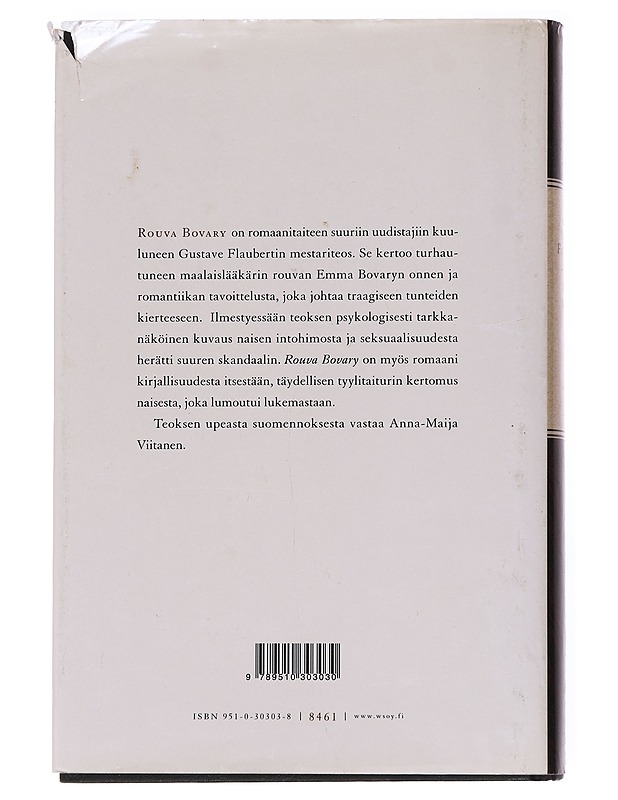 Rouva Bovary - Flaubert, Gustave - Romaanit ja novellit - 10105545311 - 1
