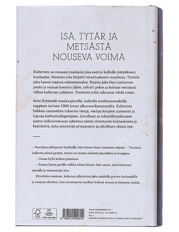 Kultarinta - Anni Kytömäki - Romaanit ja novellit - 10105545330 - 1