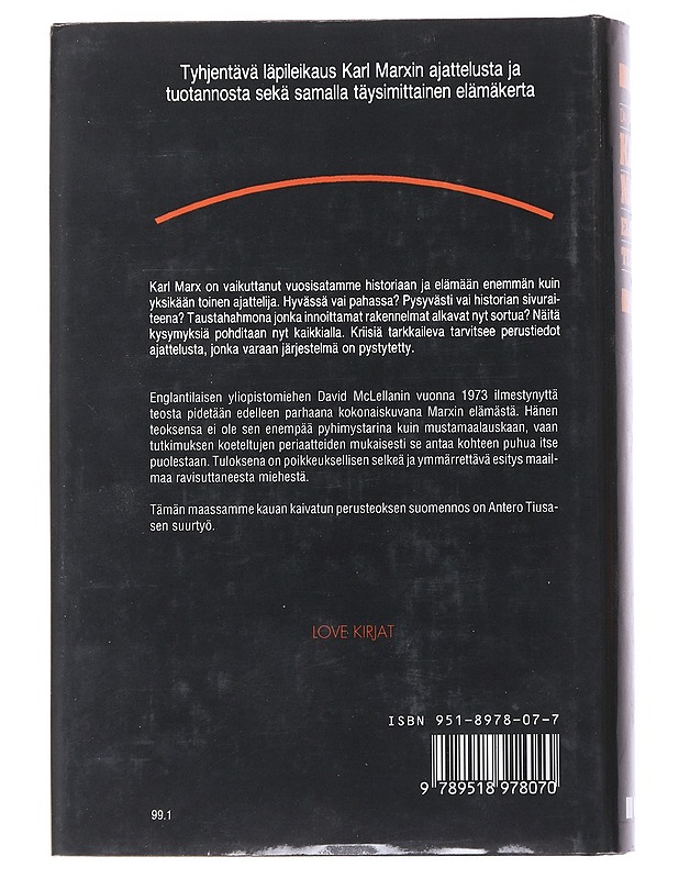Karl Marx : elämä ja teokset - McLellan, David - Elämäkerrat ja muistelmat - 10105545352 - 1