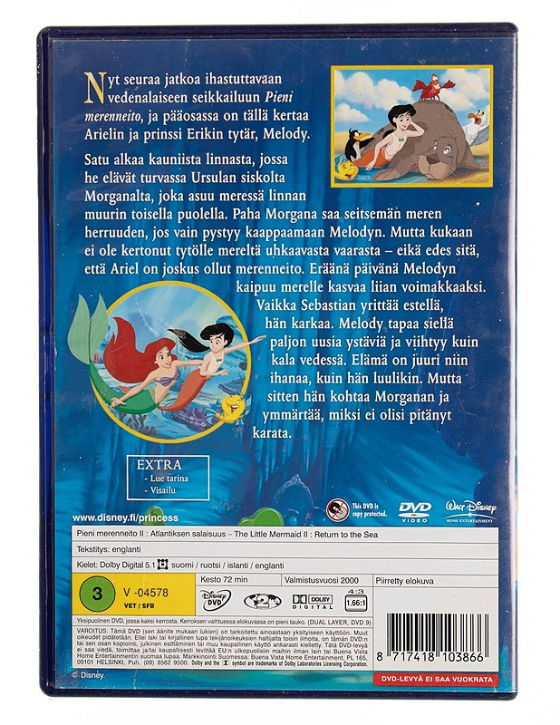 Pieni merenneito II - DVD - DVD-elokuvat - 10105545414 - 1