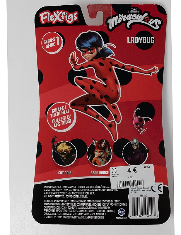 TCG TOYS Ladybug FlexFigs hahmo - Lasten lelut - 10105545465 - 1