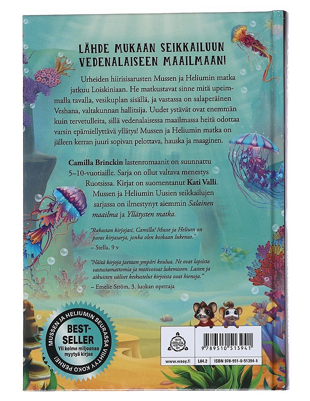 Tehtävä syvyyksissä - Brinck, Camilla - Lastenkirjat - 10105545478 - 1