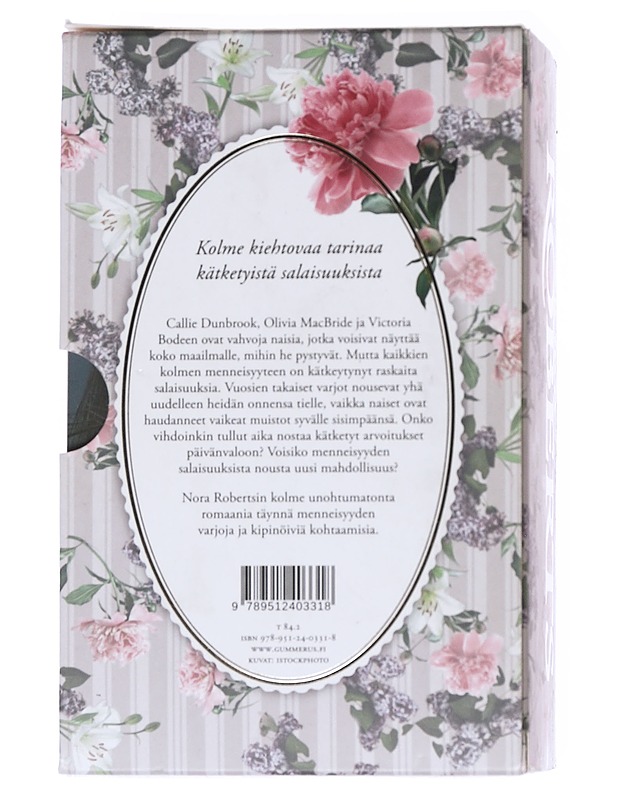 Menneisyyden vangit, Tähtien virta, Rakkauden kuu - Nora Roberts - Romaanit ja novellit - 10105545564 - 1