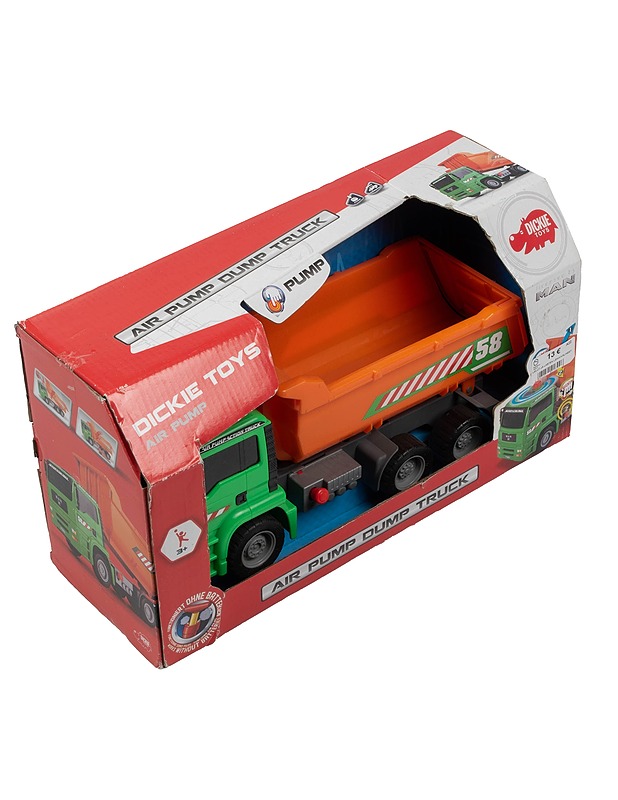 DICKIE TOYS Air Pump Dump Truck kuorma-auto - Lasten lelut - 10105545571 - 0