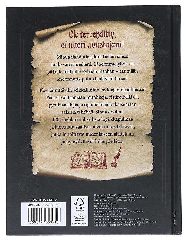 Keskiaika-logiikkapulmat : Veli Viljami ja salaovet tietämykseen - Kiefer, Philip - Tietokirjat ja oppaat - 10105545585 - 1