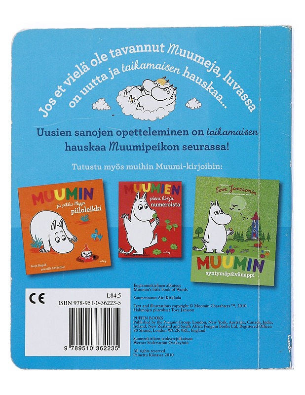 Muumien pieni kirja sanoista - Jansson, Tove - Lastenkirjat - 10105545615 - 1