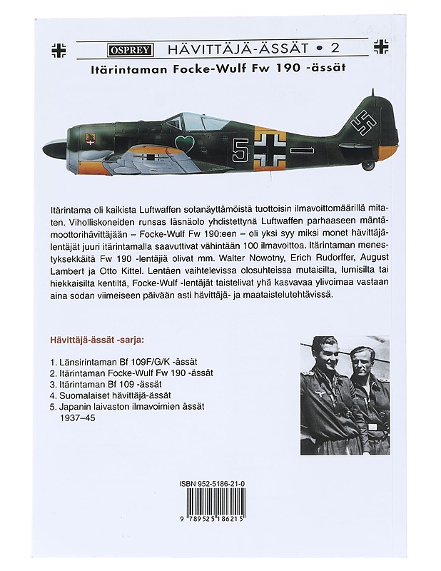 Hävittäjä-ässät 2 : Itärintaman Focke-Wulf Fw 190 - ässät - Weal, John - Tietokirjat ja oppaat - 10105545614 - 1