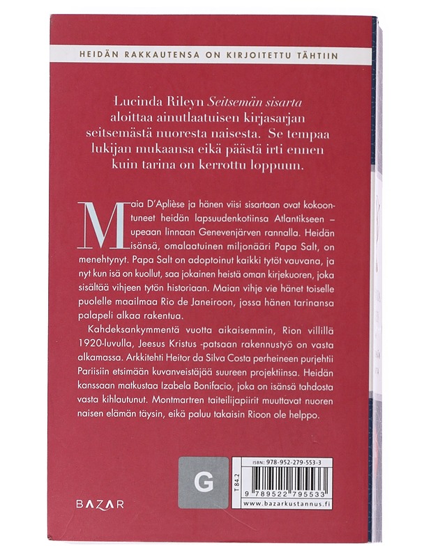 Seitsemän sisarta / Maian tarina - Riley, Lucinda - Historiakirjat - 10105545627 - 1