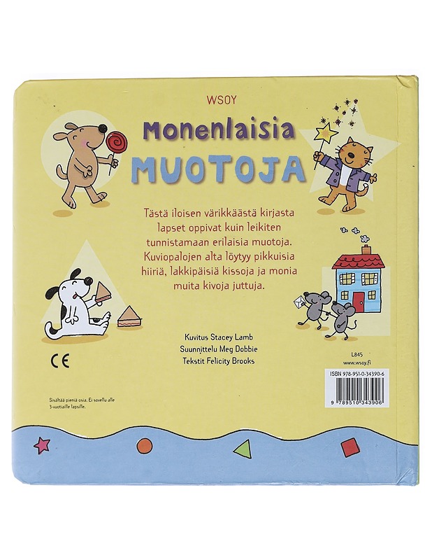 Monenlaisia muotoja : 22 irrotettavaa kuviopalaa - Lamb, Stacey - Lastenkirjat - 10105545633 - 1