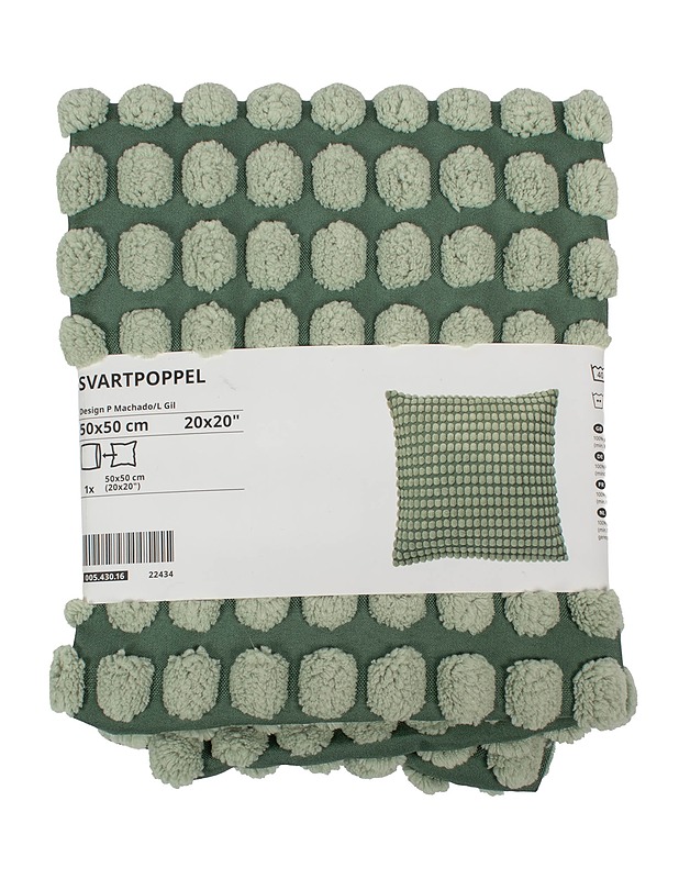 IKEA Svartpoppel tyynynpäällinen, 50x50 cm - Muut kodintekstiilit - 10105545638 - 0