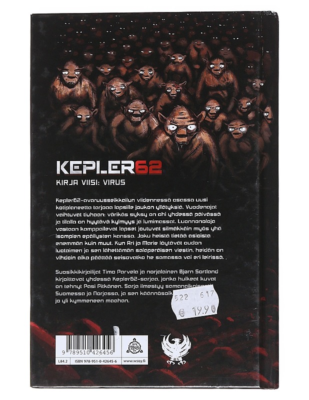 Kepler62 : Kirja viisi, Virus - Parvela, Timo - Fantasia- ja scifi - 10105545641 - 1
