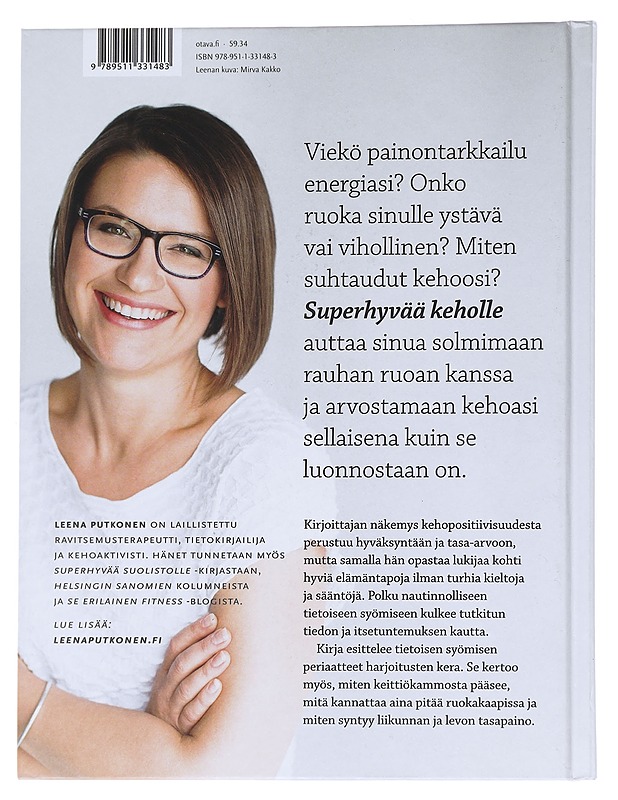 Superhyvää keholle : Tee rauha ruoan kanssa - Putkonen, Leena - Kirja lahjaksi - 10105545645 - 1