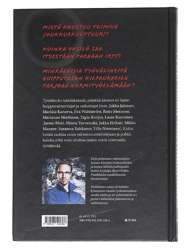 Työelämän taktiikkataulu : huippu-urheiluvalmennuksen opit ja mahdollisuudet - Harri-Pekka Pietikäinen - Tietokirjat ja oppaat - 10105545747 - 1