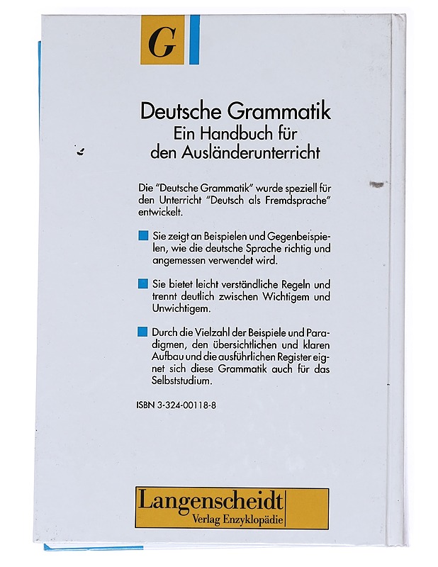 Deutsche Grammatik : Ein Handbuch für den Ausländerunterricht - Helbig, Gerhard - Tietokirjat ja oppaat - 10105545755 - 1