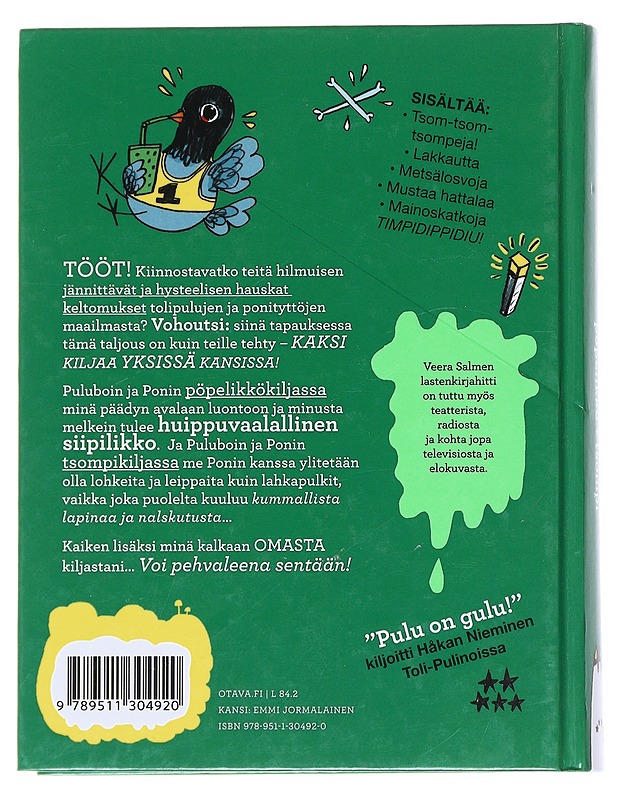 Puluboin ja Ponin kirjat : Pöpelikkö + Tsompi - Salmi, Veera - Lastenkirjat - 10105545760 - 1