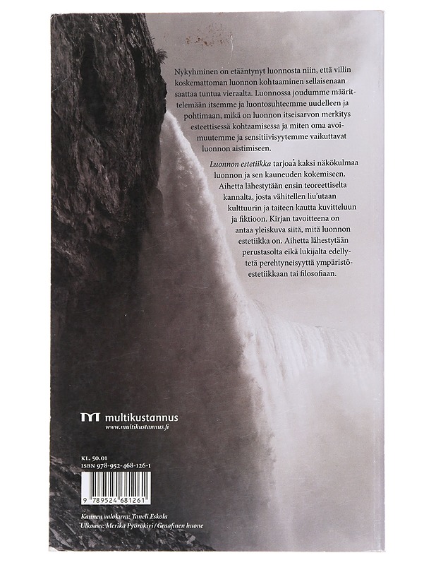 Luonnon estetiikka - Tarja Rannisto - Taide- ja kulttuurikirjat - 10105545770 - 1