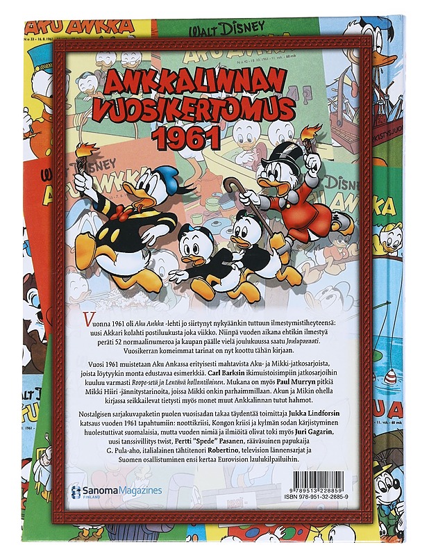 Aku Ankka : parhaat palat 1961 - Perälä, Riku - Sarjakuvat - 10105545806 - 1