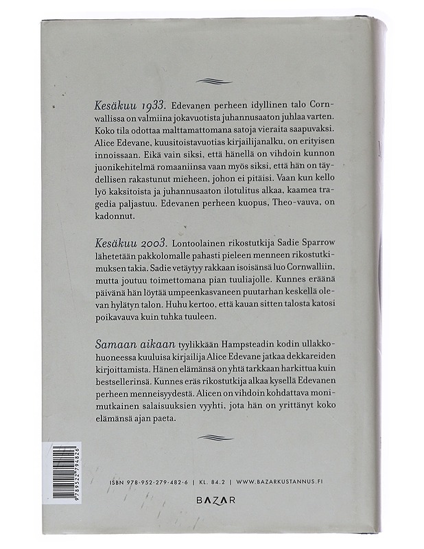 Talo järven rannalla - Morton, Kate - Romaanit ja novellit - 10105545814 - 1