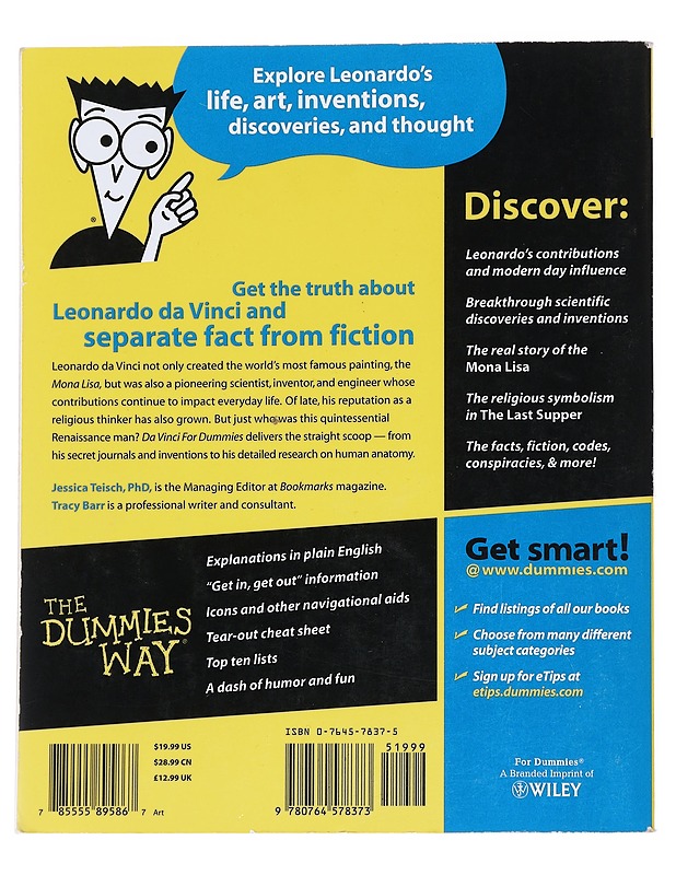 Da Vinci for Dummies - Teisch, Jessica - Elämäkerrat ja muistelmat - 10105545842 - 1
