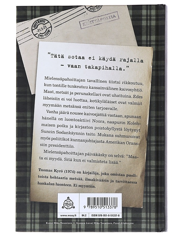Mielensäpahoittaja ja sodankäynnin taito - Tuomas Kyrö - Romaanit ja novellit - 10105545850 - 1