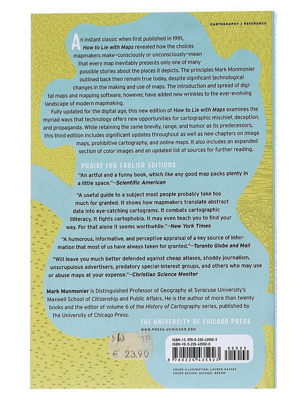 How to lie with maps - Mark Monmonier - Tietokirjat ja oppaat - 10105545860 - 1