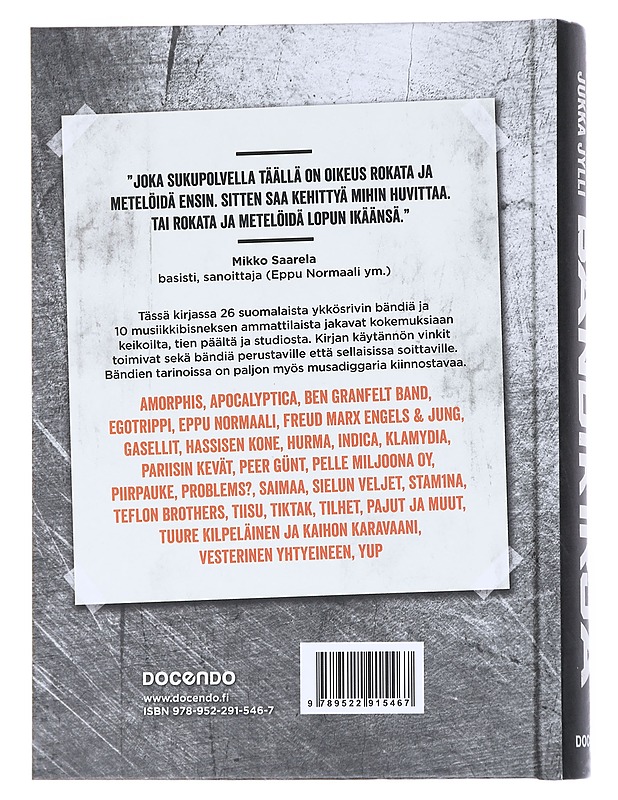 Bändikirja - Aulén, Peter ; Jylli , Jukka  - Musiikki- ja elokuvakirjat - 10105545883 - 1
