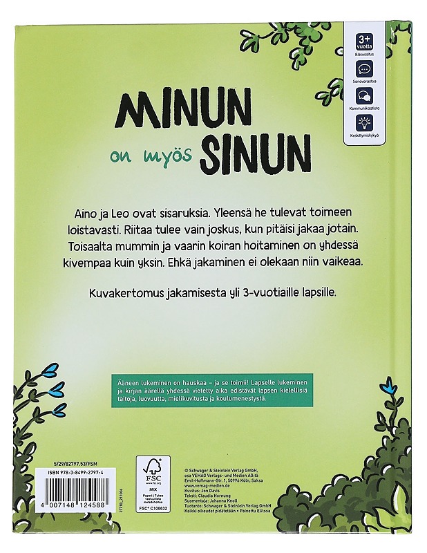 Minun on myös sinun - Hornung, Claudia - Lastenkirjat - 10105545917 - 1