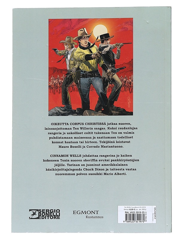 Tex Willer: Oikeutta Corpus Christissä, Cinnamon Wells - Boselli, Mauro - Sarjakuvat - 10105545928 - 1