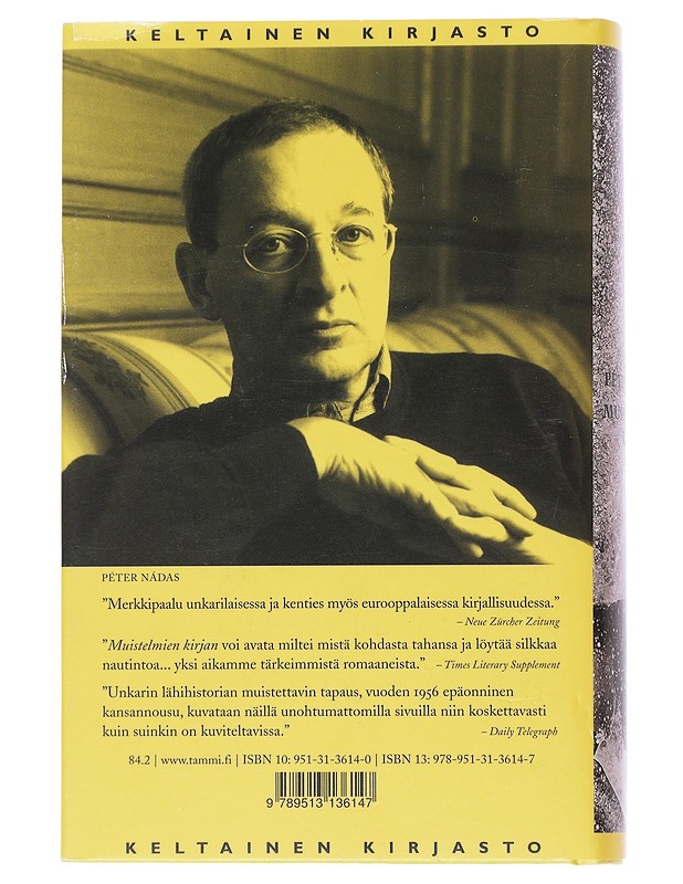 Muistelmien kirja. II osa - Nádas, Péter - Romaanit ja novellit - 10105545934 - 1