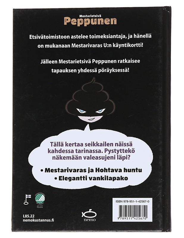 Mestarietsivä Peppunen : Mestarivaras ja Hohtava huntu - Troll - Lastenkirjat - 10105545965 - 1