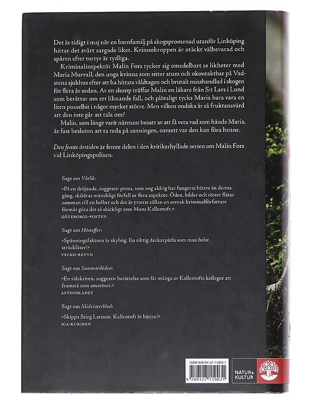 The Fifth Season : A Crime Novel - Mons Kallentoft - Romaanit ja novellit - 10105545993 - 1