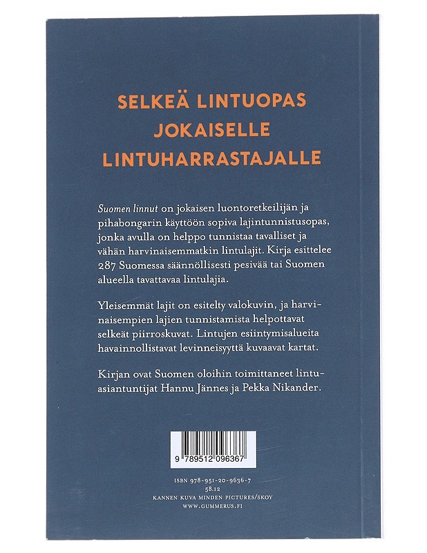 Suomen linnut - Lars Imby - Tietokirjat - 10105546104 - 1