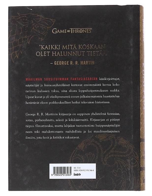 Game of Thrones : Kaikkien on kuoltava - James Hibberd - Musiikki- ja elokuvakirjat - 10105546143 - 1
