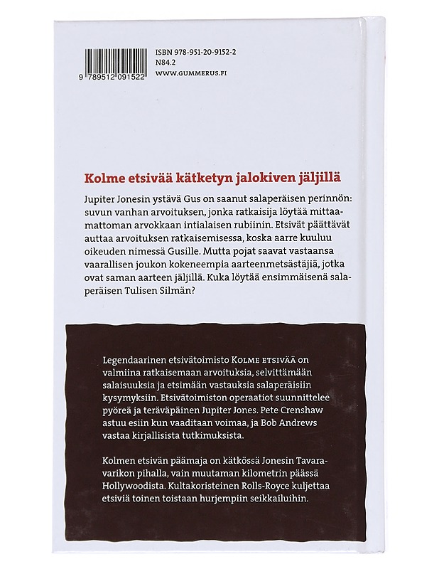 3 etsivää ja tulinen silmä - Arthur, Robert - Jännitys ja dekkarit - 10105546164 - 1