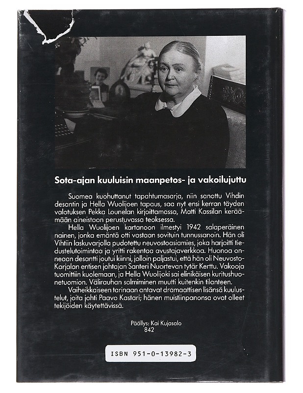 Kahden naisen sota : vuosisadan vakoilutarina - Lounela, Pekka - Elämäkerrat ja muistelmat - 10105546215 - 1