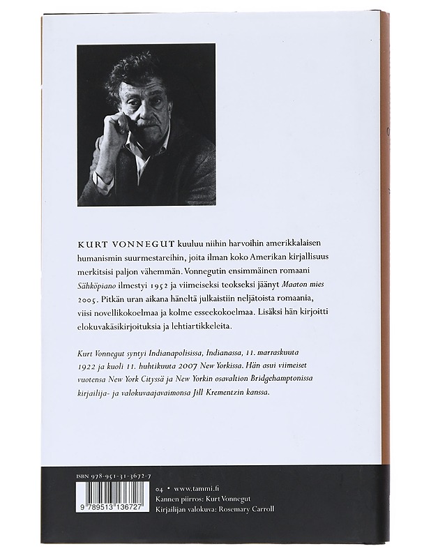 Maaton mies - Vonnegut, Kurt - Elämäkerrat ja muistelmat - 10105546217 - 1