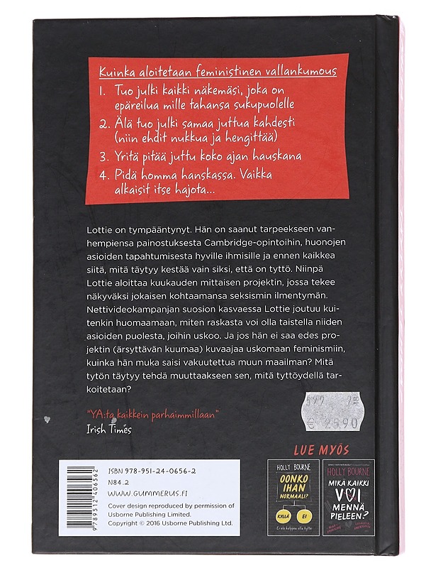 Mitä tytön täytyy tehdä? - Bourne, Holly - Nuorten kirjat - 10105546241 - 1
