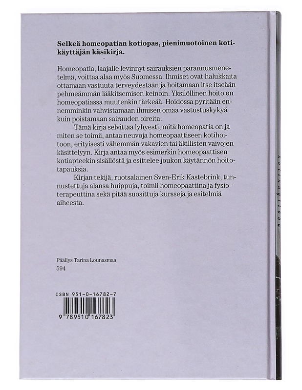 Homeopatiaa kotikäyttöön - Kastebrink, Sven-Erik - Tietokirjat ja oppaat - 10105546256 - 1