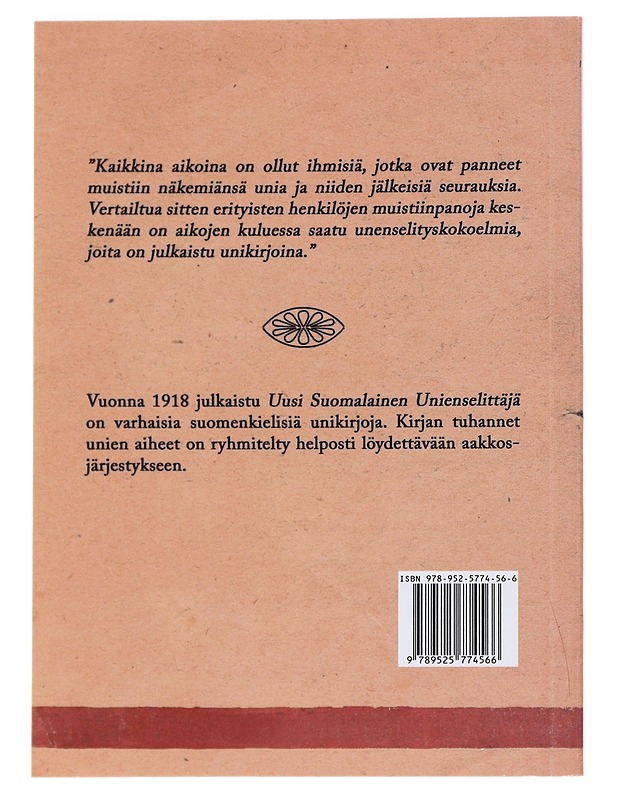 Uusi suomalainen unienselittäjä useammalle tuhannelle eri unien näöille - Romaanit ja novellit - 10105546274 - 1