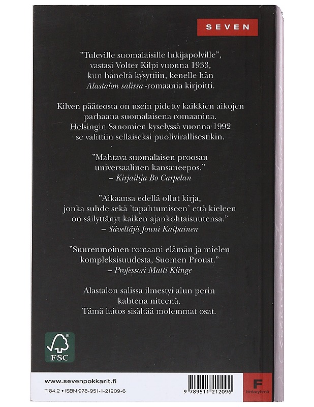 Alastalon salissa : kuvaus saaristosta - Volter Kilpi - Romaanit ja novellit - 10105546367 - 1
