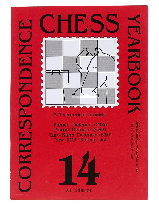  Correspondence chess yearbook XIV - Sergio Curtacci, M.Gaiba - Tietokirjat - 10105546369 - 0