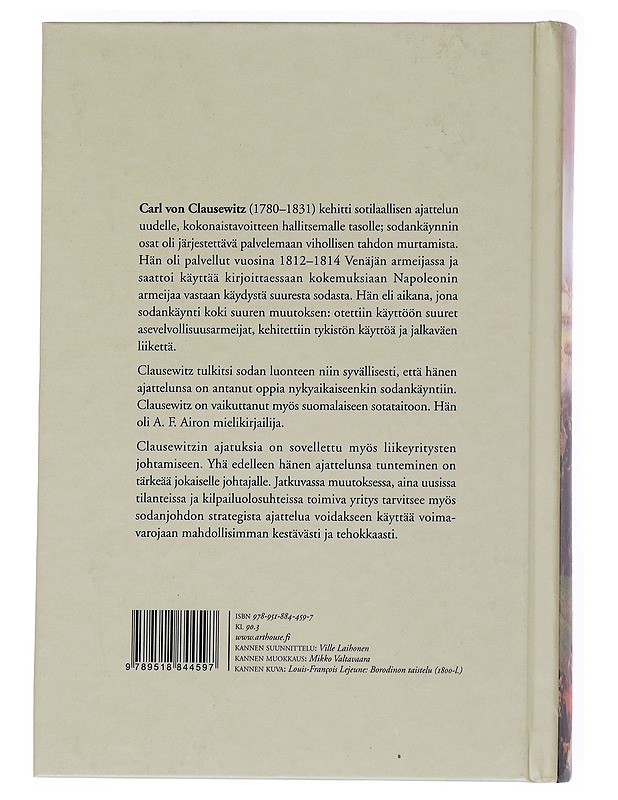 Sodankäynnistä - Clausewitz, Carl von - Tietokirjat ja oppaat - 10105546417 - 1