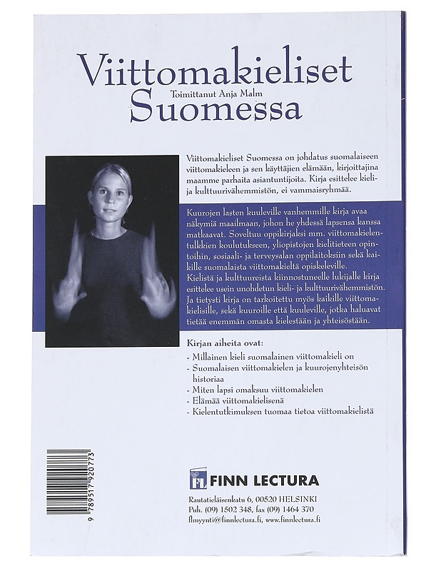 Viittomakieliset Suomessa - Malm, Anja - Historiakirjat - 10105546454 - 1