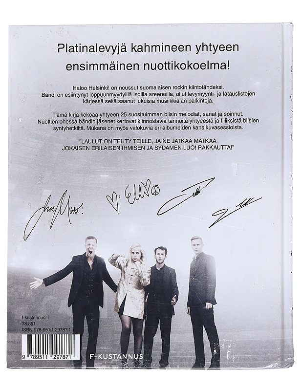 Laulut on tehty teitä varten  - Haloo Helsinki! - Musiikki- ja elokuvakirjat - 10105546455 - 1
