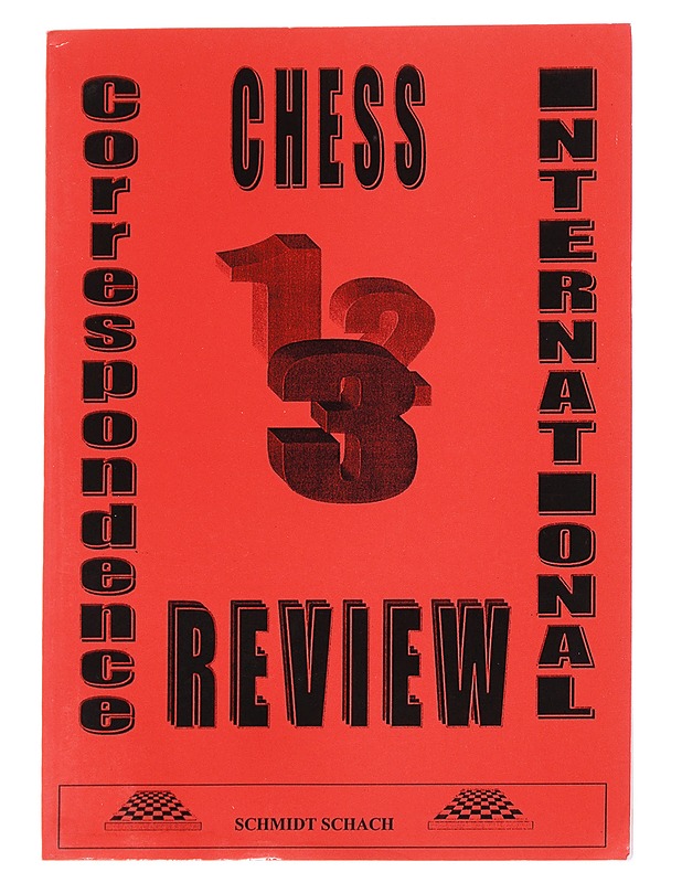 Correspondence Chess International Review 123 - M. Schmidt - Tietokirjat - 10105546462 - 0