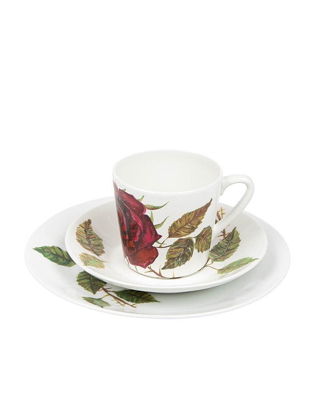 ARABIA Ruusu kuppi, tassi ja pullalautanen - Designsuosikit - 10105546477 - 0