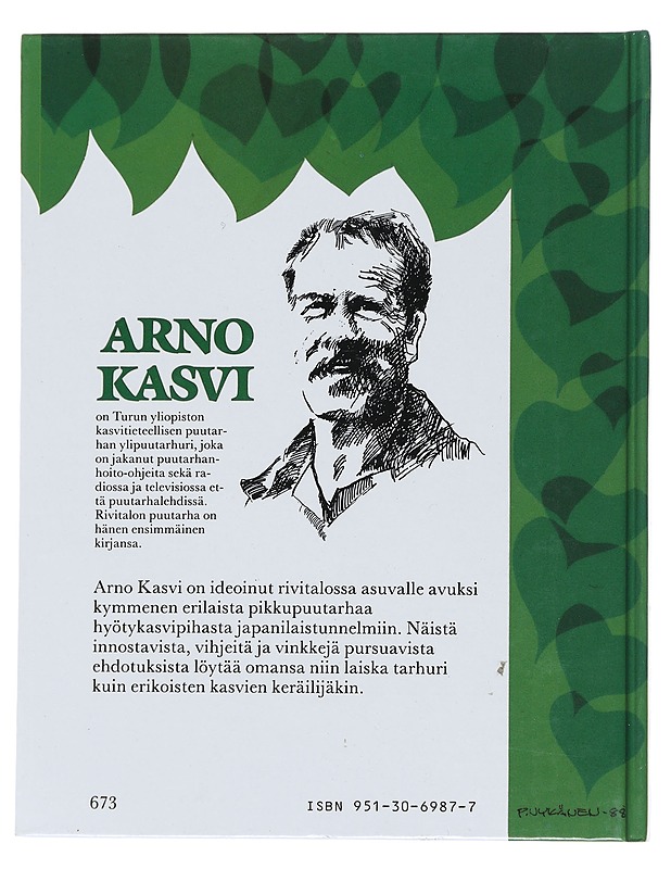 Rivitalon puutarha - Kasvi, Arno - Tietokirjat ja oppaat - 10105546500 - 1